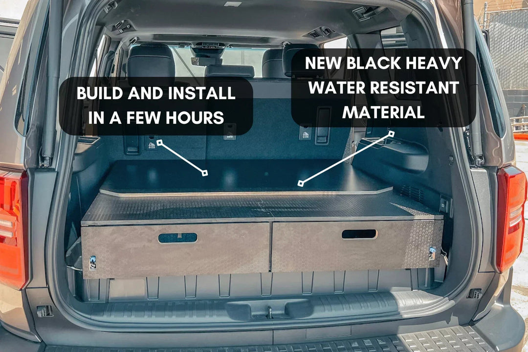 Land Cruiser 250 | Dual Drawer Storage System & Bed Platform | Toyota 2024+ LC250