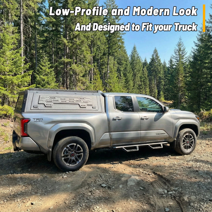 OPENROAD Aluminum Truck Cap for Tacoma (2024+) – 6ft Bed