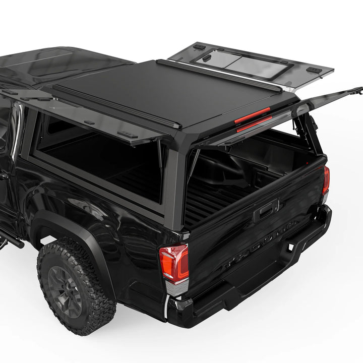 OPENROAD Sliding Glass Side Truck Cap for Tacoma (2016-2023) – 5FT BED