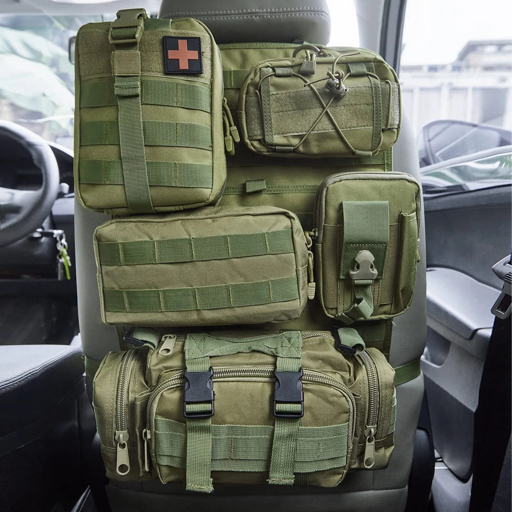 Skullvibe Tactical MOLLE Seat Organizer Full Set