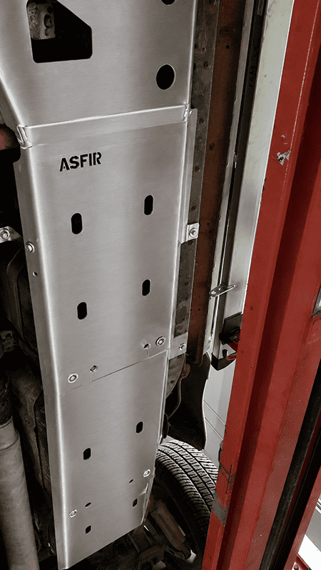 ASFIR 4x4 USA Fuel Tank and Transfer Case Skid Plates for Tundra (2007-2021) 5.7L, Aluminum, Bolt-On