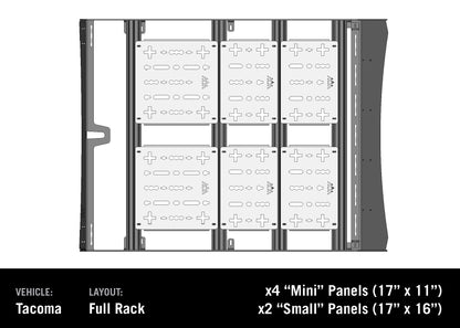 Backwoods Adventure Mods DRIFTR  Roof Rack for Tacoma (2005-2023)