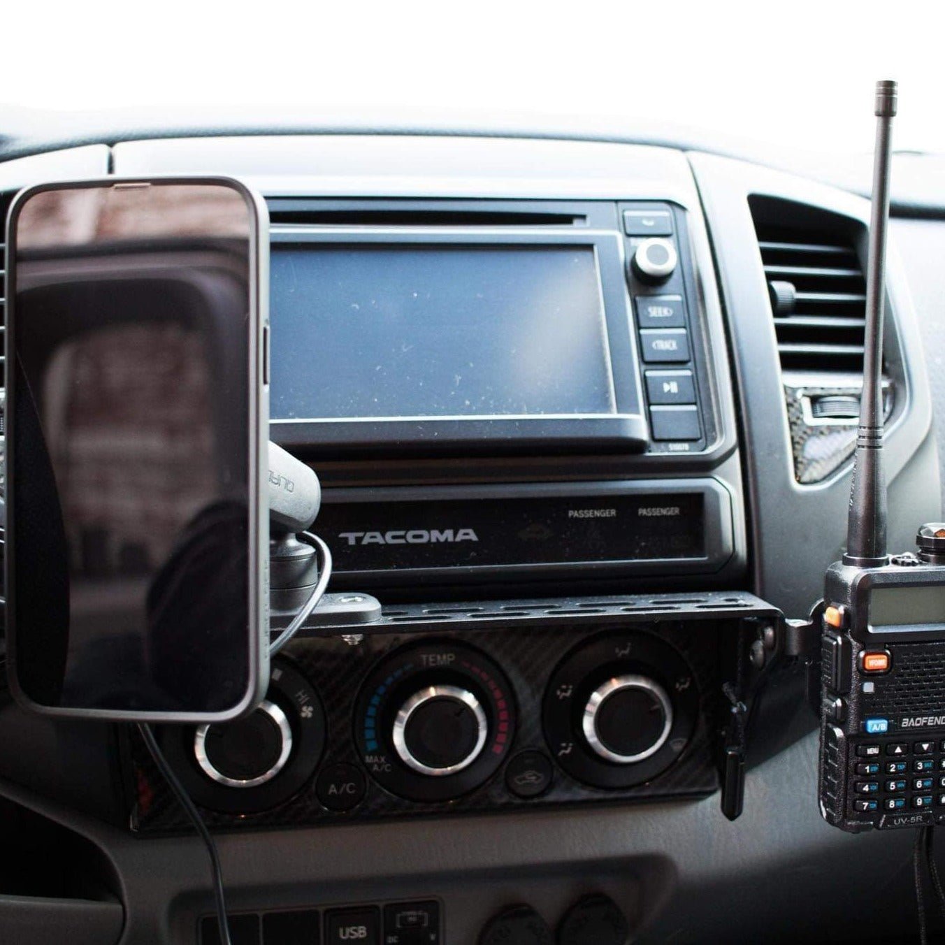 Teq Offroad Center Console Modular Accessory Dash Mount (MAM) for Tacoma (2005-2015)