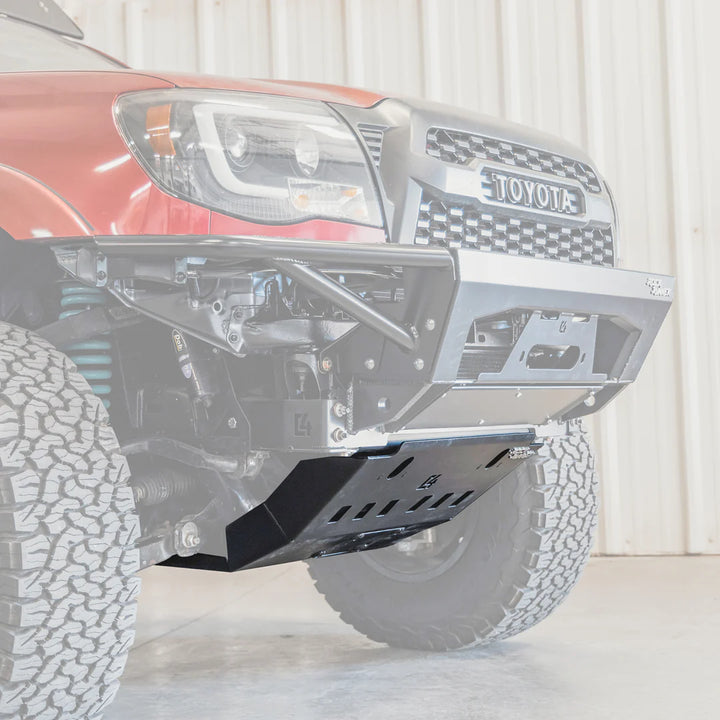 C4 Fabrication Rock Runner Front Skid Plate w/Cross Member Delete for Tacoma (2005-2011)