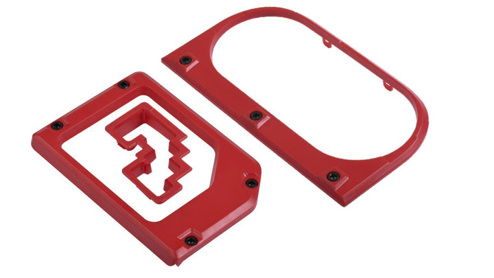 AJT Design Cup Holder/Shifter/Shift Gate Trim Rings - RED for Tundra (2014-2021)