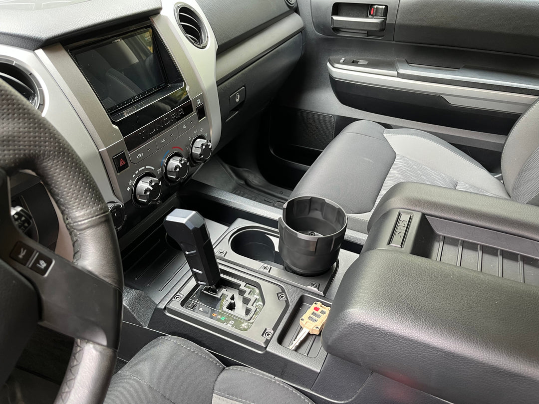 AJT Design Oversize Cup Holder- ARMY GREEN for Tundra (2014-2021)