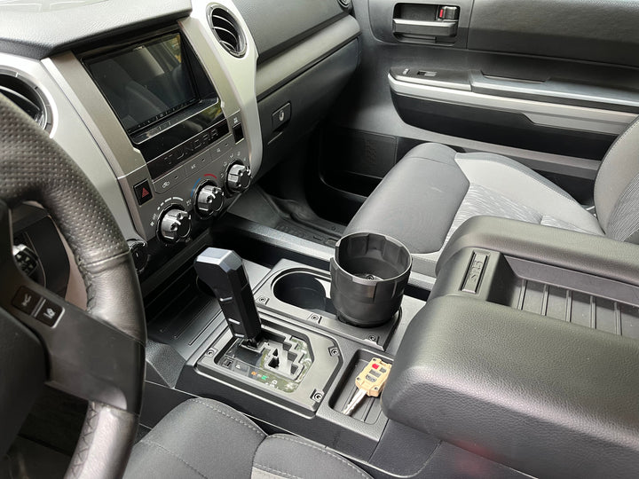 AJT Design Oversize Cup Holder- ARMY GREEN for Tundra (2014-2021)