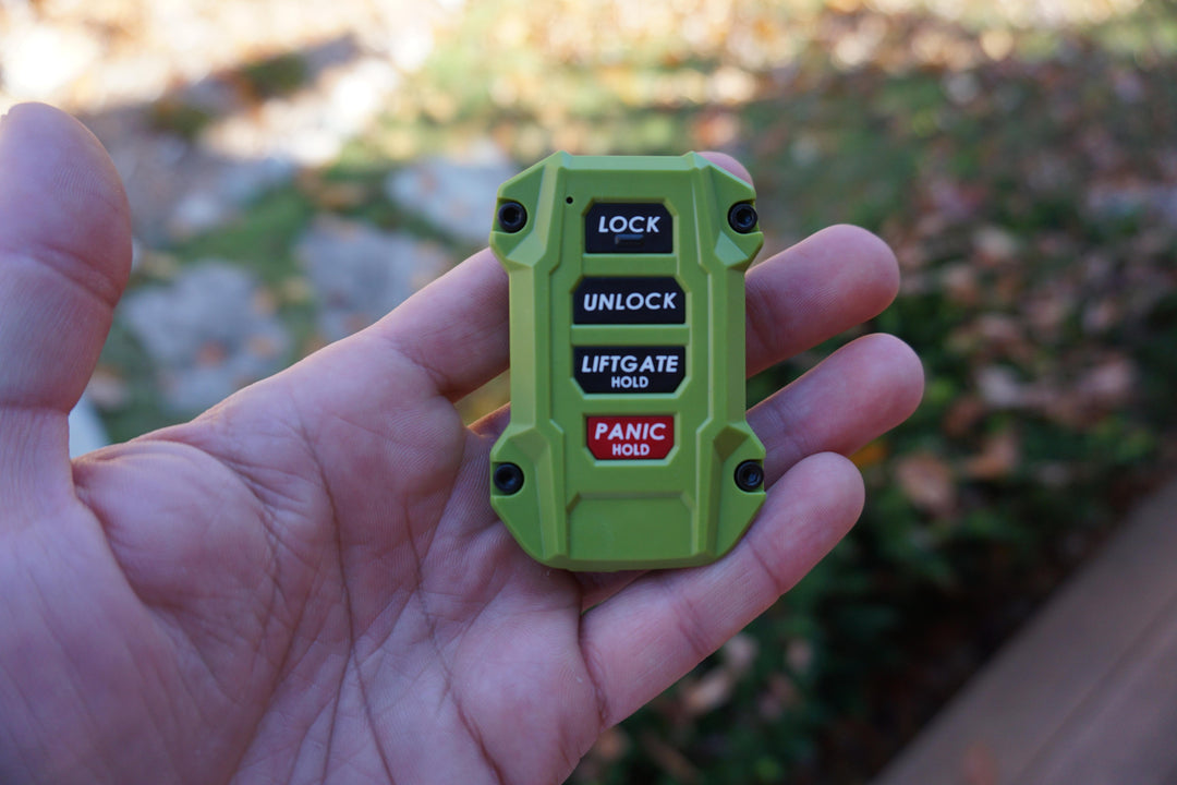 AJT Design Injection Fob IF016- GREEN RUSH for RAV4 (2019) & 4Runner (2022-2024)