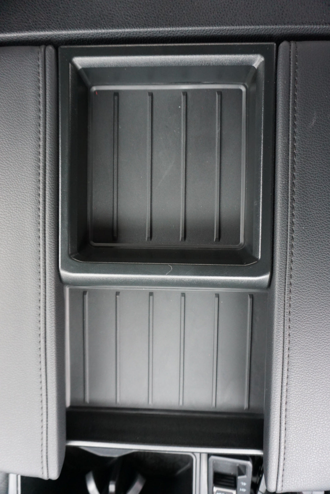 AJT Design Center Console Tray Liner- 1PC BLACK for Tundra (2022+)