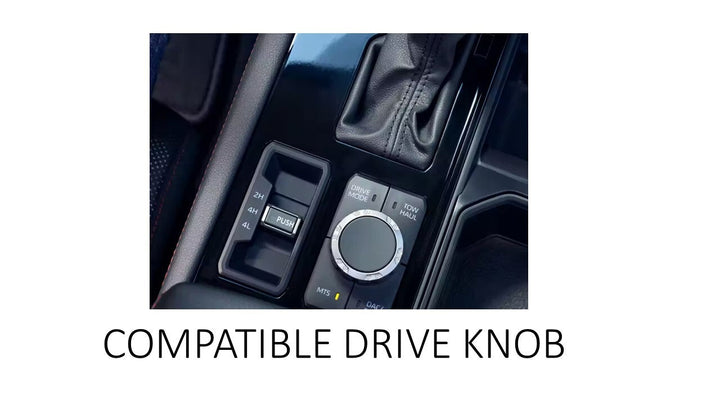 V2 Radio + Drive Mode Knob Set (2022+ Tundra) - BLACK
