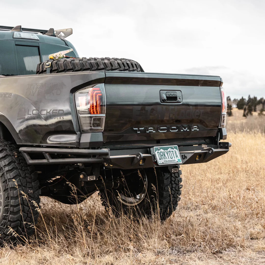 C4 Fabrication Rock Runner High Clearance Rear Bumper for Tacoma (2016-2023)