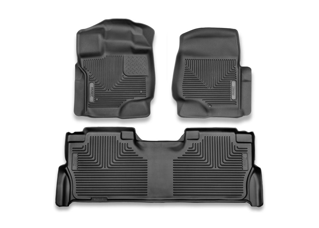 HUSKY LINERS X-ACT CONTOUR FLOOR LINERS FRONT AND REAR FOR 4RUNNER 2025-2026