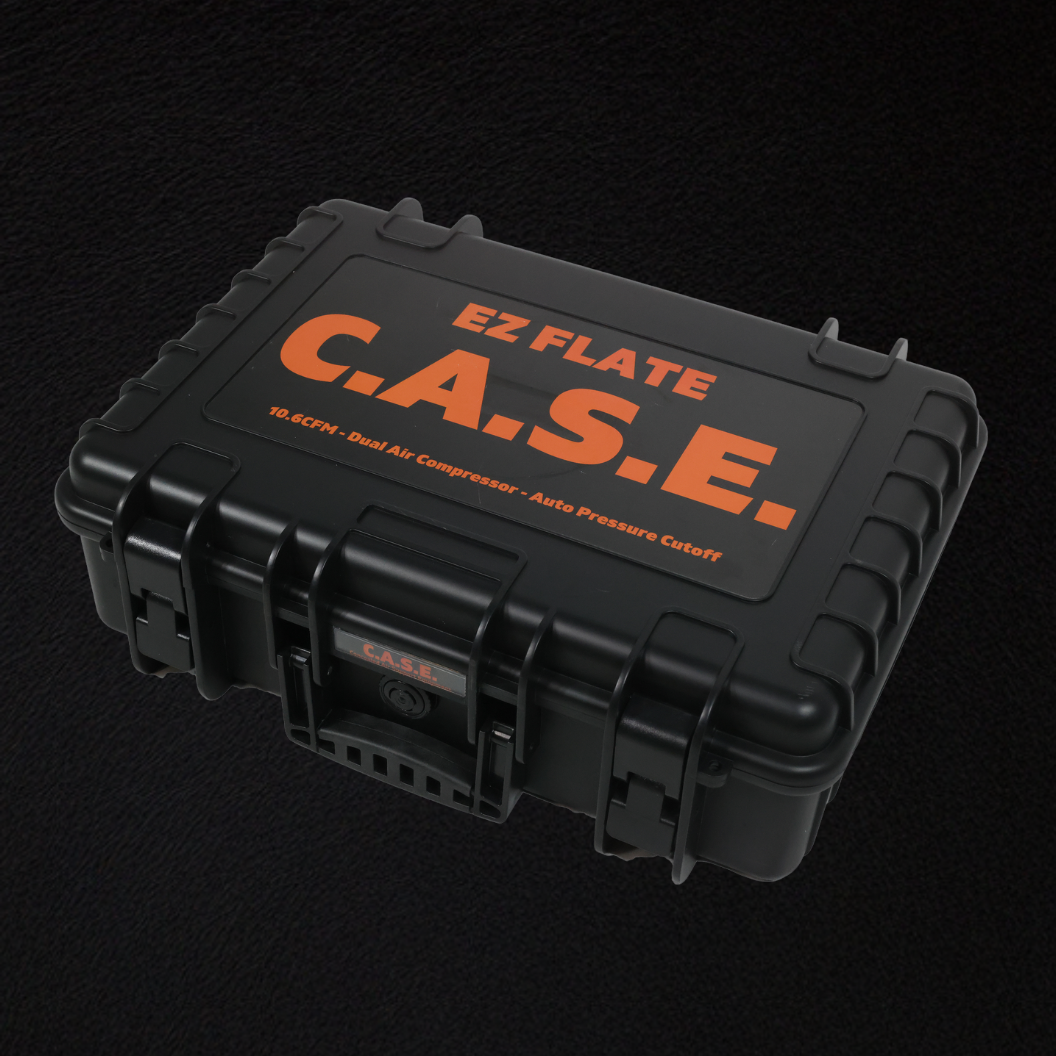 EZ Flate C.A.S.E. - 10.6 CFM Portable Dual Air Compressor
