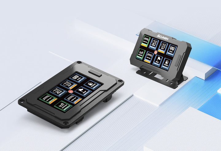 Acumen Camera The Legend Panel with 4.3-inch Touchscreen for 8-Gang in-Car Power Switch Box