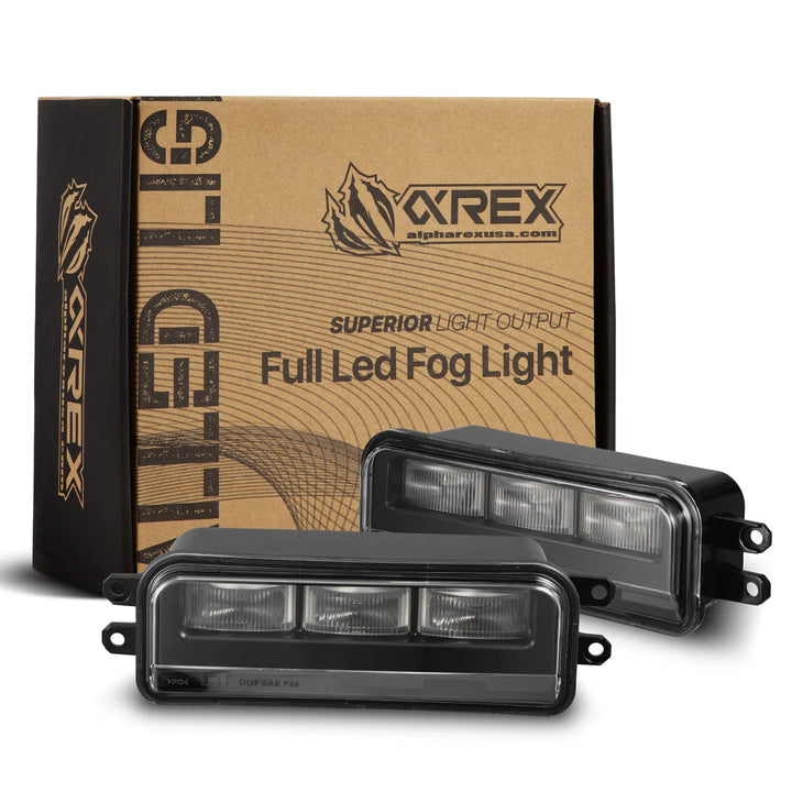 Alpharex DoubleTap Dual Color LED Projector Fog Lights for Tacoma (2024+), 4Runner (2025+), Sequoia (2022+), Tundra (2022+)
