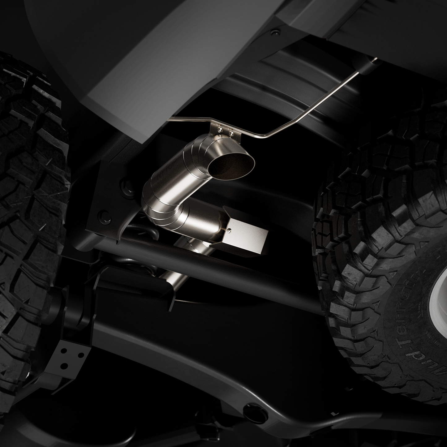 Nytop Titanium Axle Dump Exhaust for Land Cruiser & GX550 (2024+)