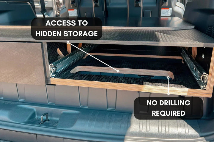 Land Cruiser 250 | Dual Drawer Storage System & Bed Platform | Toyota 2024+ LC250