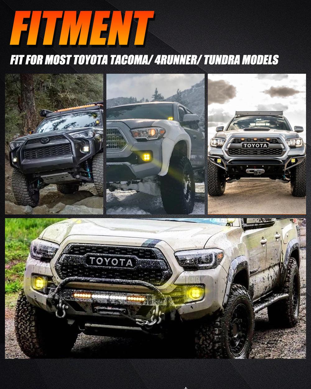 Baja 686 Industries LLC Fog Light Conversion Kit (Combo LED) for Tacoma (2012-2022)