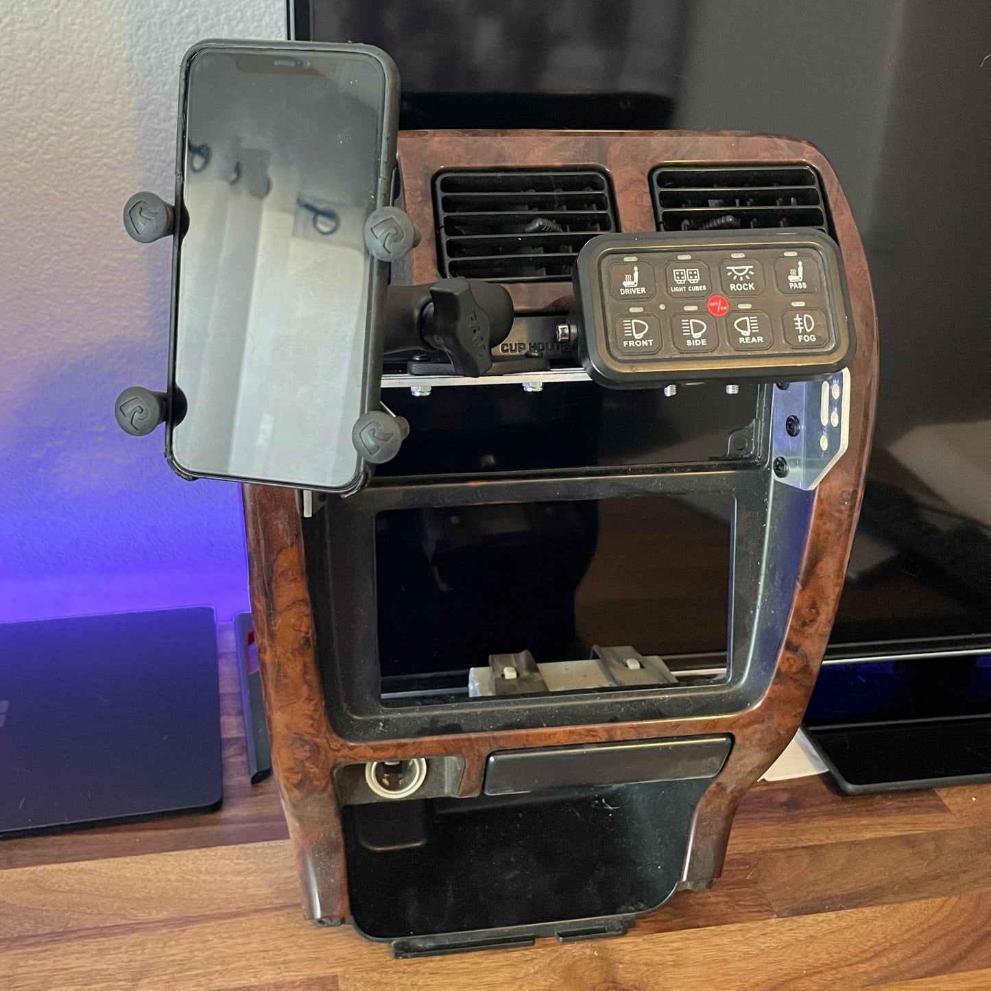 TEQ Offroad Phone Dash Mount Modular Accessory Mount (MAM) for 4Runner (1996-2002)