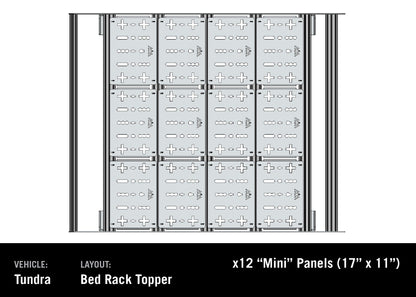 Backwoods Adventure Mods Bed Rack - DRIFTR Topper Add-on for Tundra (2022+)