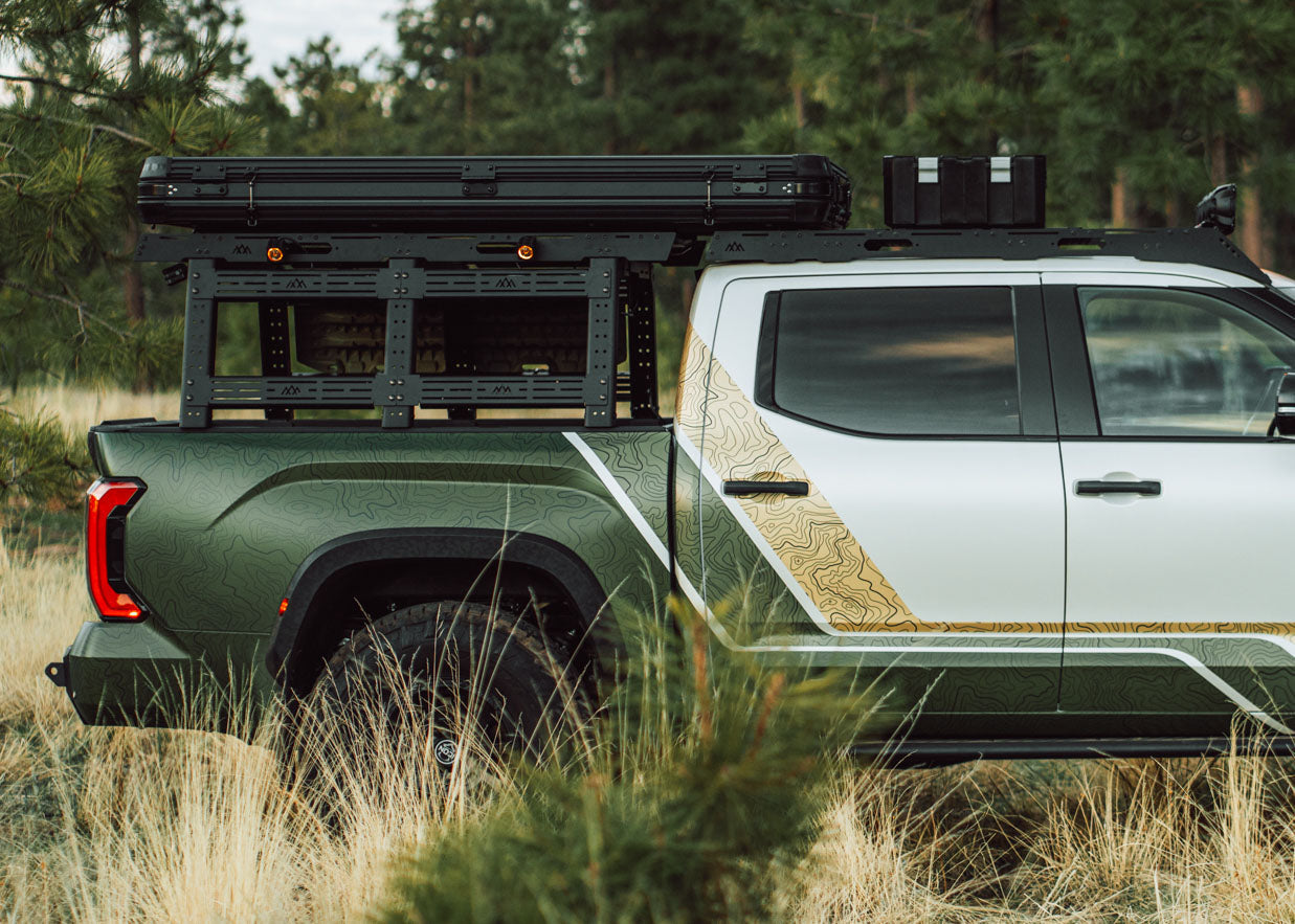 Backwoods Adventure Mods Bed Rack - DRIFTR Topper Add-on for Tundra (2022+)