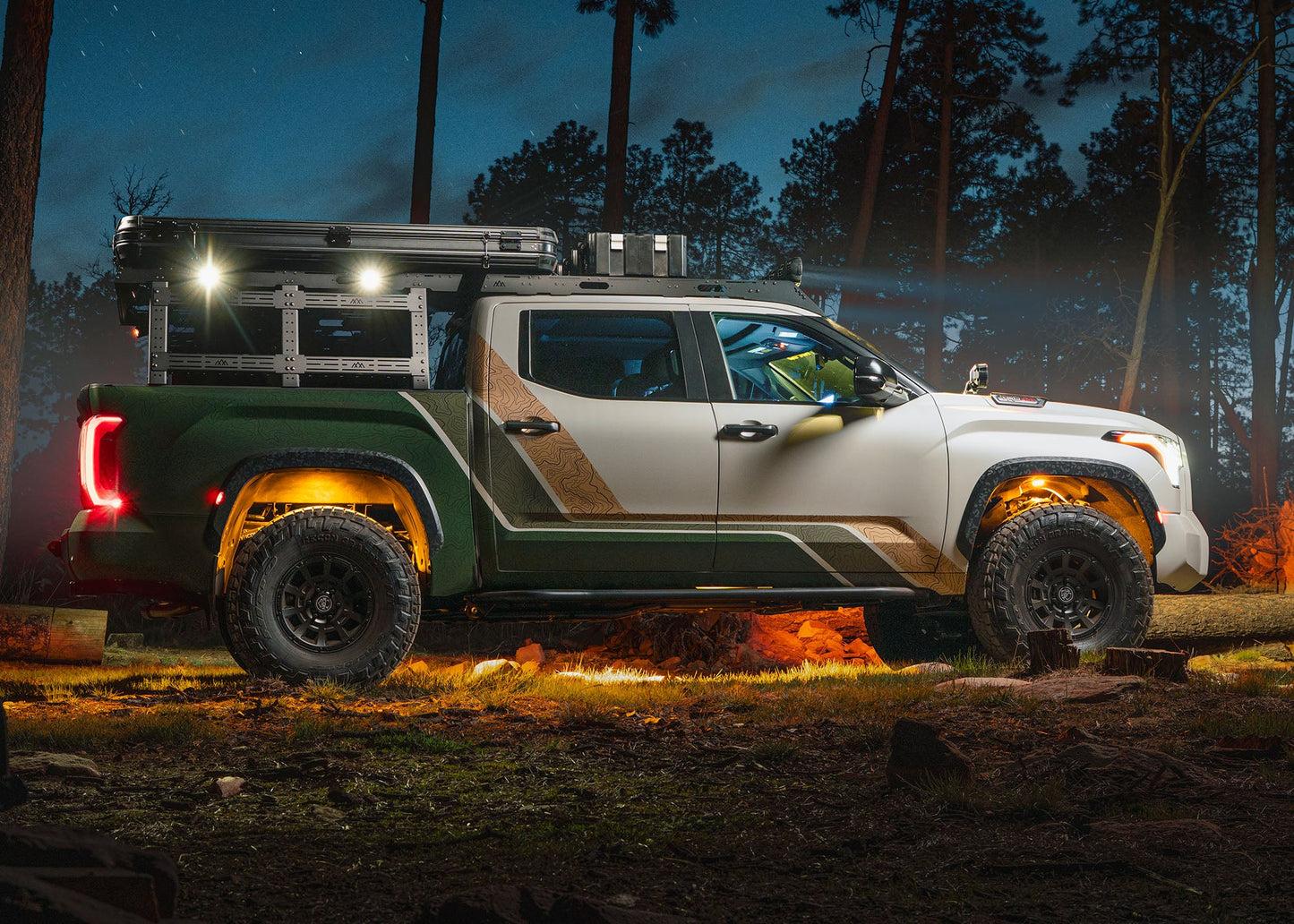 Backwoods Adventure Mods Bed Rack - DRIFTR Topper Add-on for Tundra (2022+)