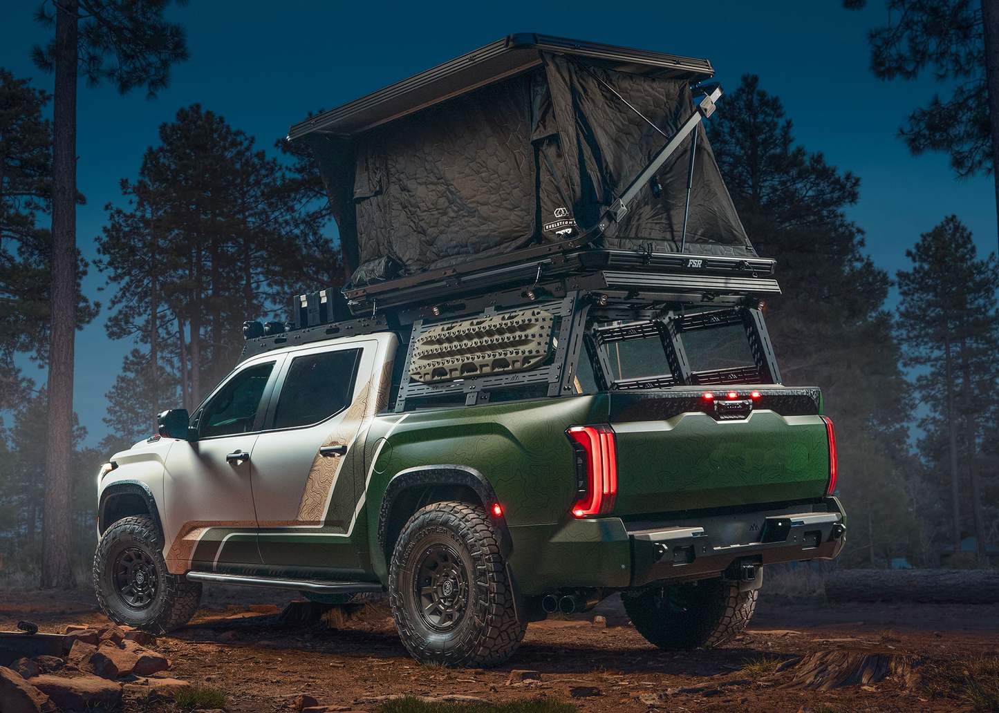 Backwoods Adventure Mods Bed Rack - Full Height for Tundra (2007-2025)
