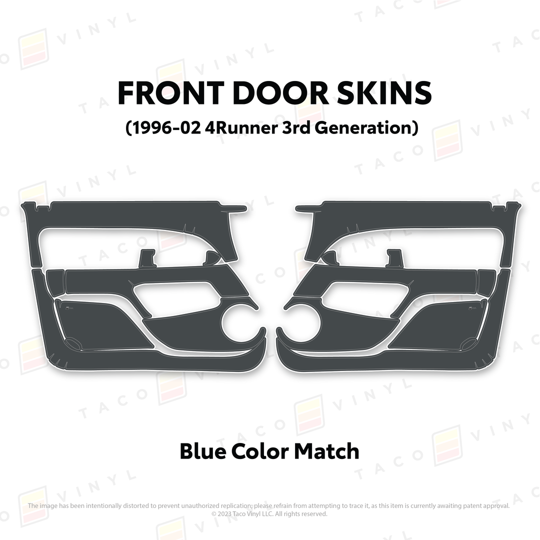 Taco Vinyl Protective Vinyl Door Skins for 4Runner (1996-2002)