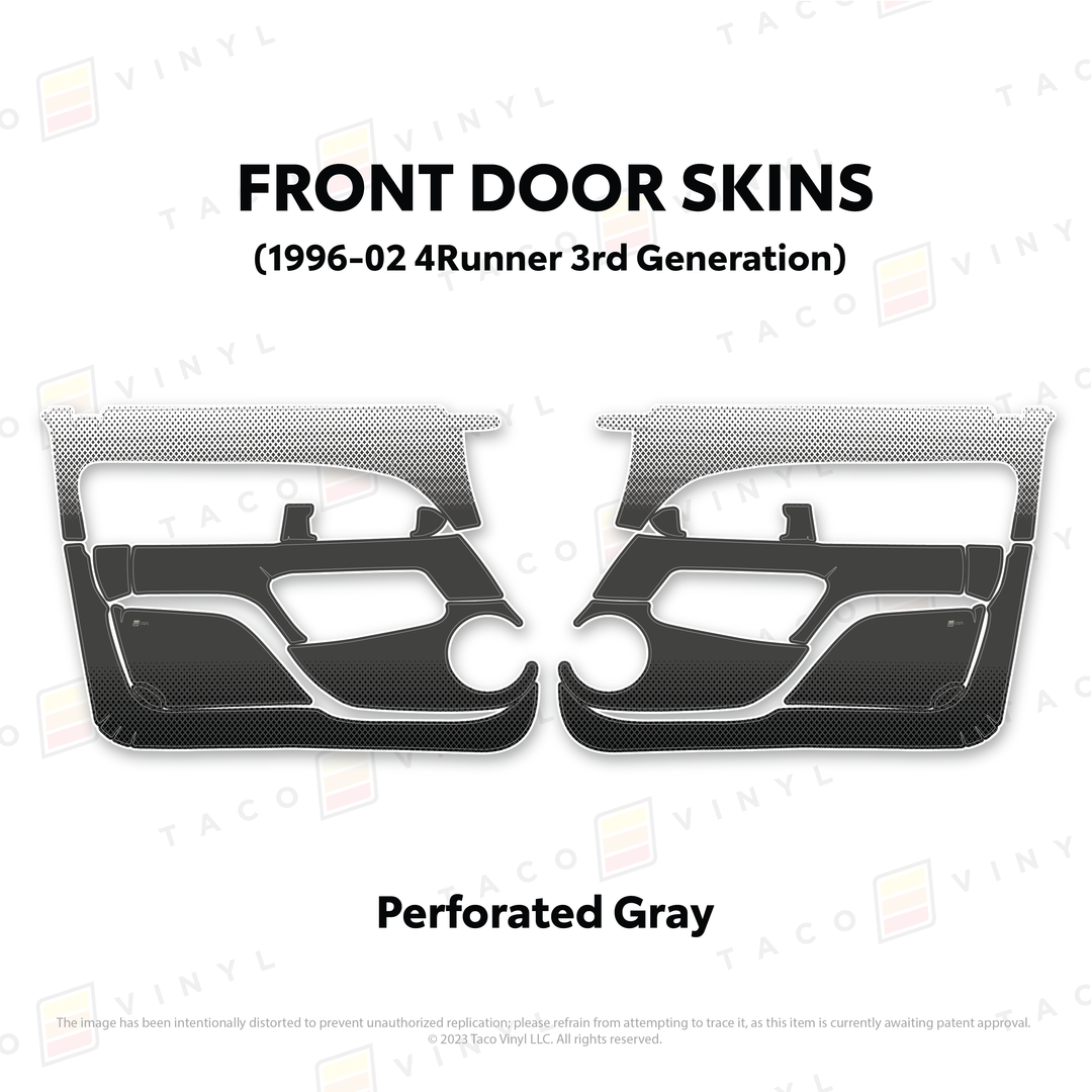 Taco Vinyl Protective Vinyl Door Skins for 4Runner (1996-2002)