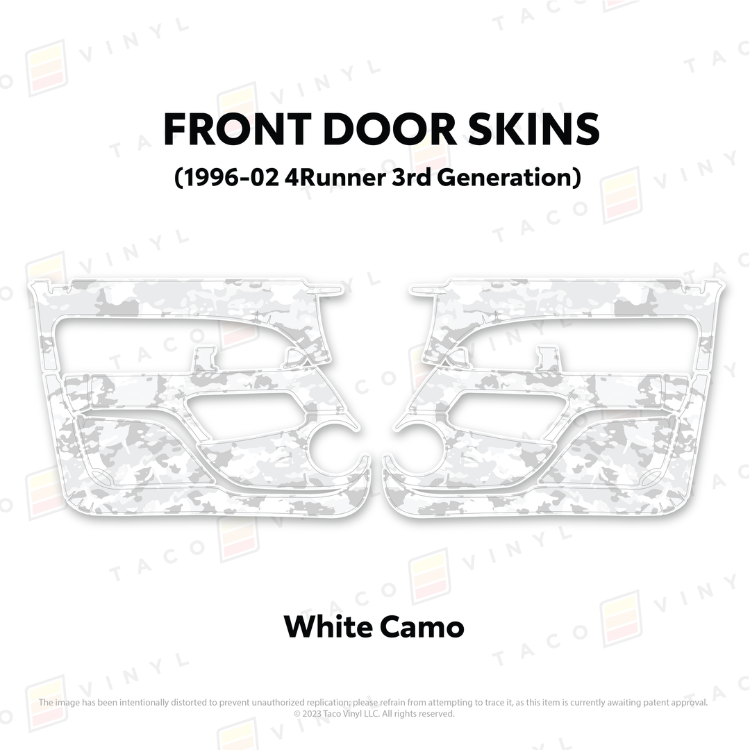 Taco Vinyl Protective Vinyl Door Skins for 4Runner (1996-2002)