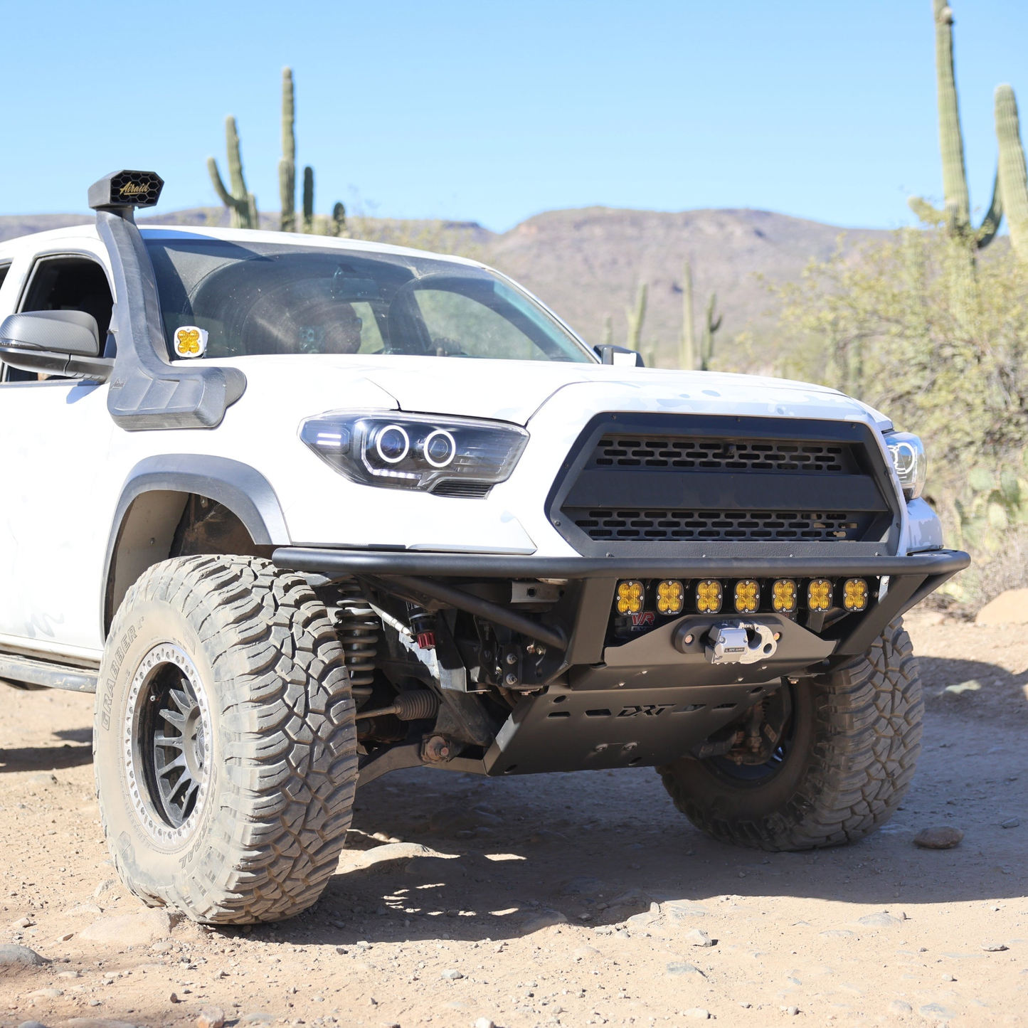DRT Fabrication Crossmember Delete Front Bumper for Tacoma (2016-2023)