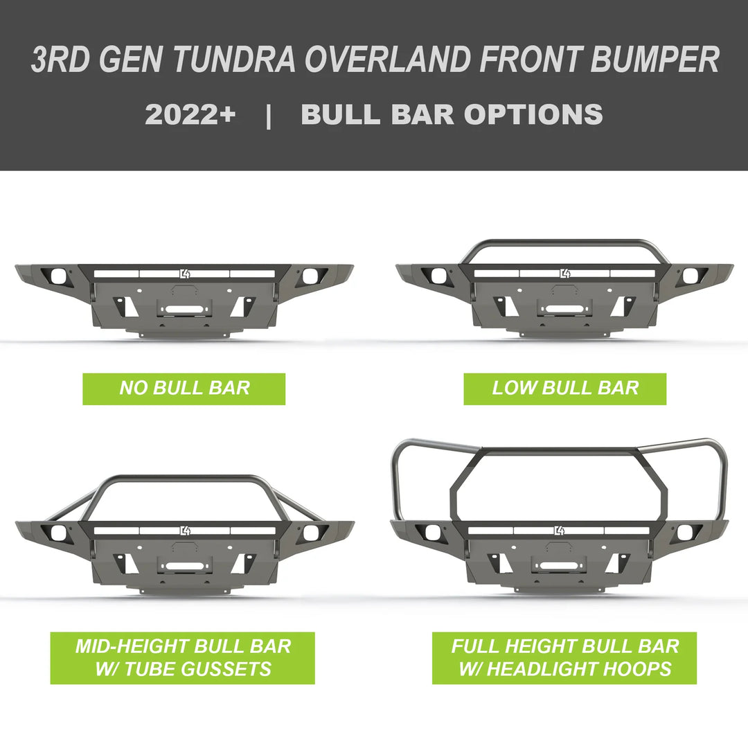 C4 Fabrication Overland Series Front Bumper for Tundra (2022+)