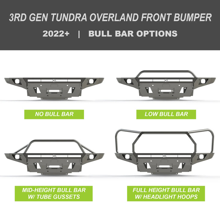 C4 Fabrication Overland Series Front Bumper for Tundra (2022+)