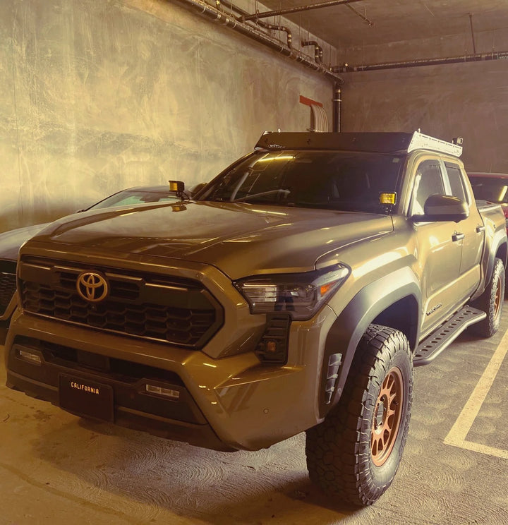 Baja 686 Industries LLC DD SSC1 Led vent cover (Matte Black) + Diode Dynamics SSC1 Sport for Tacoma (2024+)