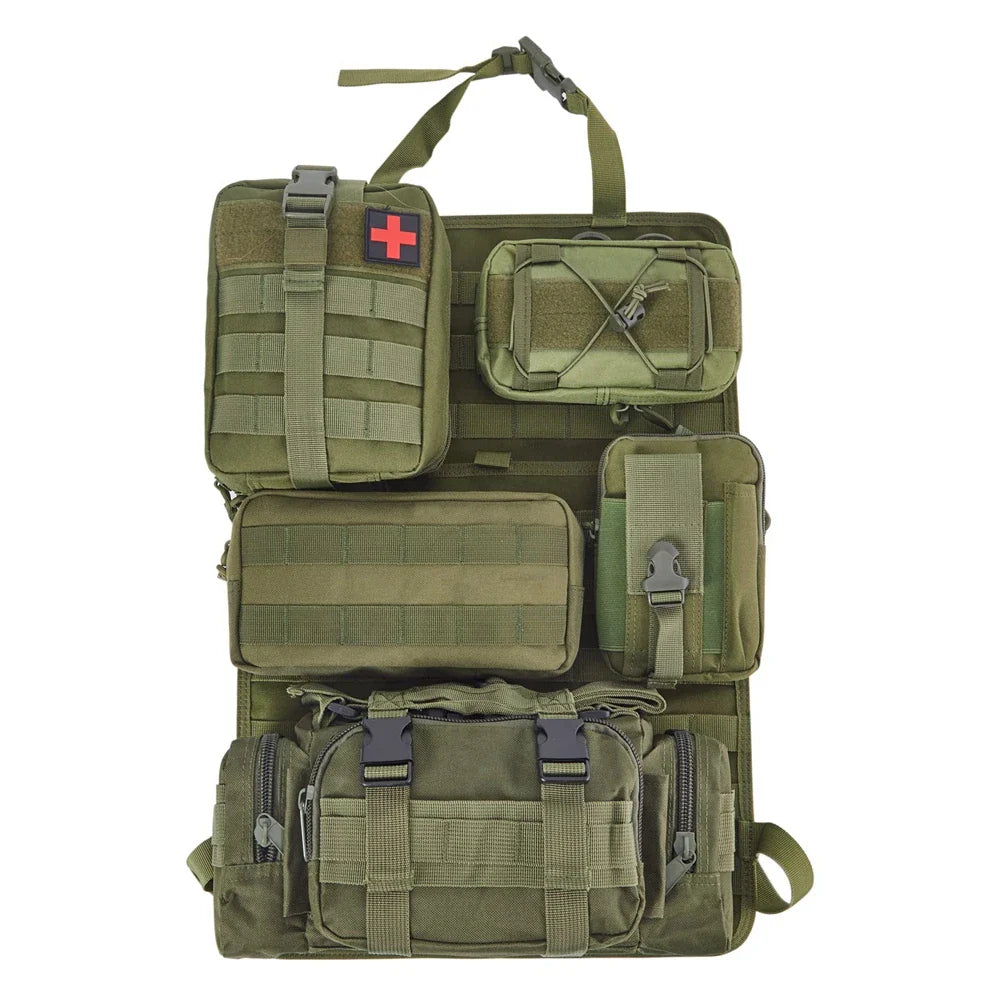 Skullvibe Tactical MOLLE Seat Organizer Full Set