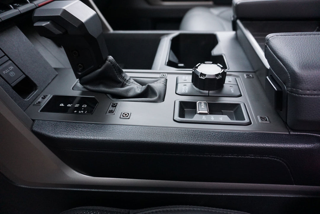 AJT Design Center Console Panel- BLACK for Tundra (2022+)