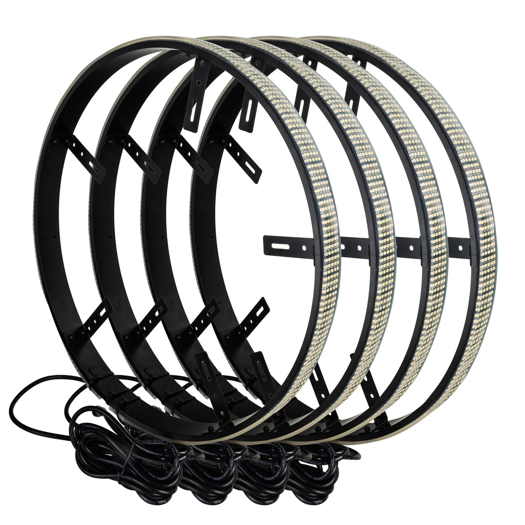 XTREME Illumination 5-Row LED Wheel Rings- WHITE