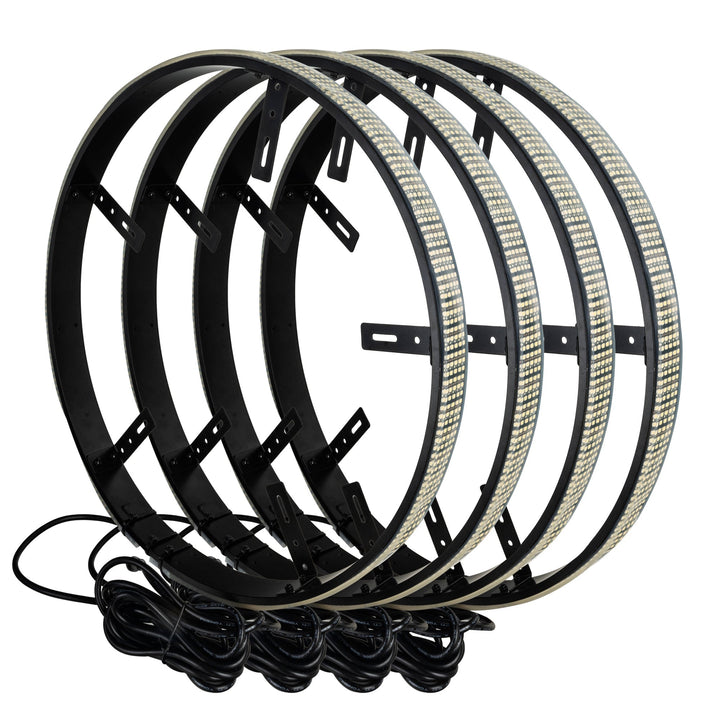 XTREME Illumination 5-Row LED Wheel Rings- WHITE