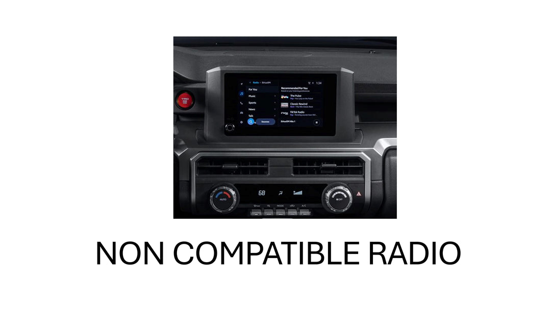 V2 Radio Knob (2022+ Tundra / 2024+ Tacoma / 2025+ 4Runner) - BLACK