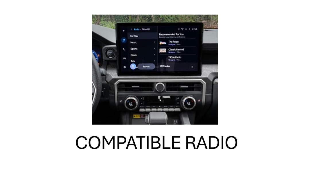 V2 Radio Knob (2022+ Tundra / 2024+ Tacoma / 2025+ 4Runner) - BLACK