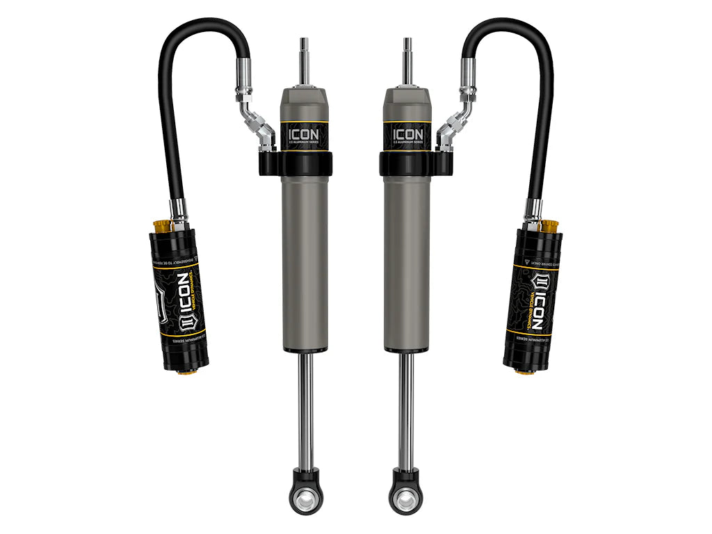 Icon 0-3” Lift, Rear, V.S. 2.5 Aluminum Series Shock Absorbers, Remote Reservoir W/ CDCV, Pair for 4Runner (2025+)