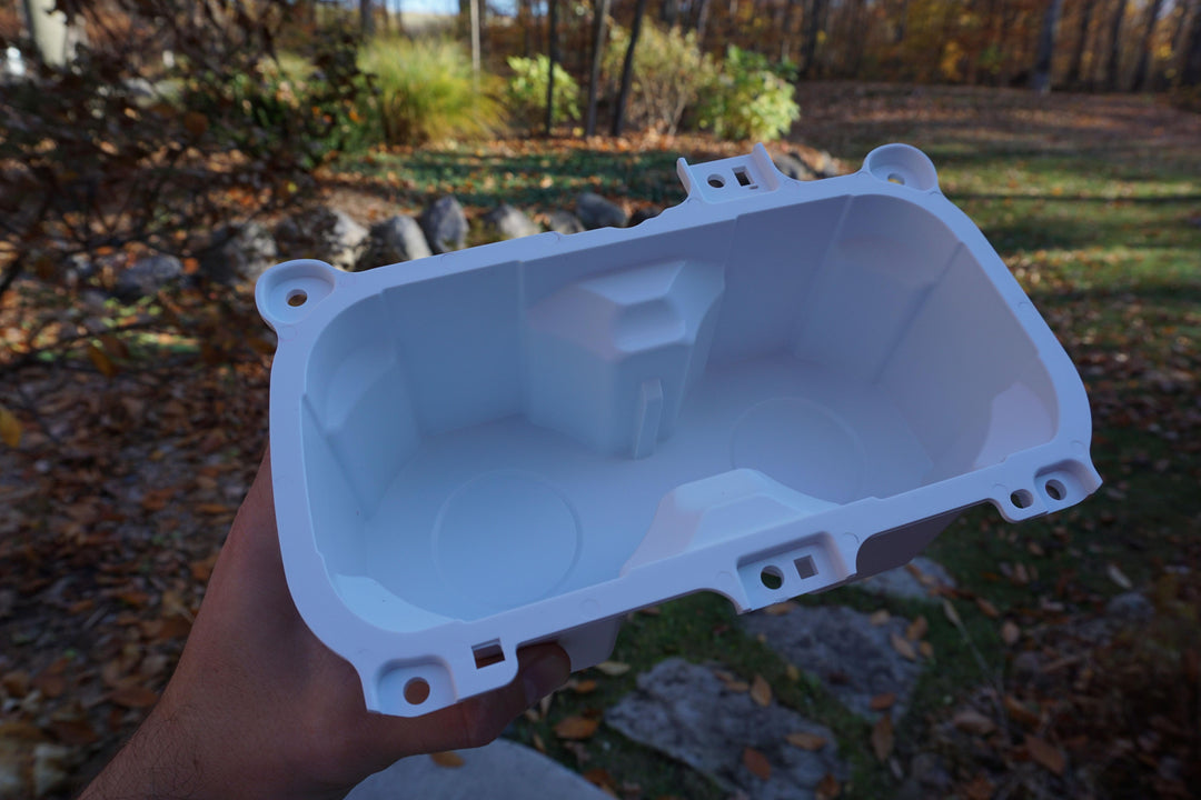 Oversize Cup Holder with Tray (2016-2023 Tacoma) - WHITE