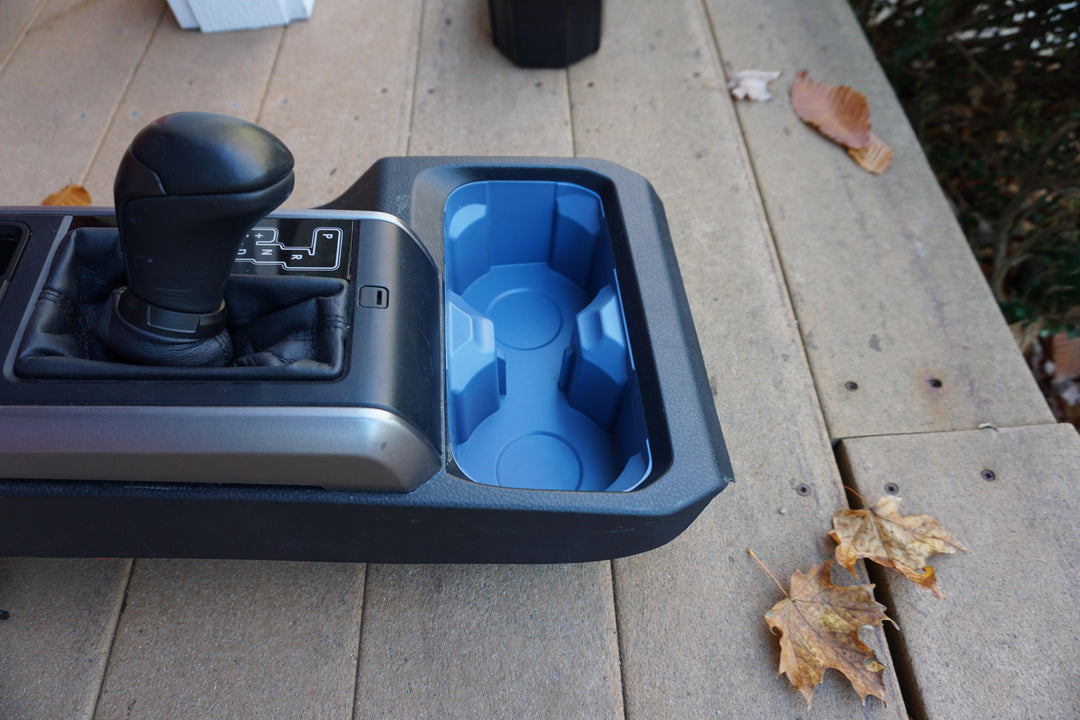 Oversize Cup Holder with Tray (2016-2023 Tacoma) - CAVALRY BLUE