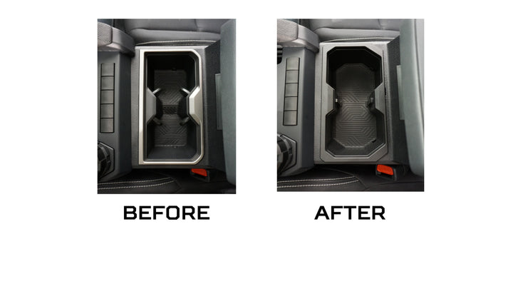 Oversize Cup Holder (2024+ Tacoma) - BLACK