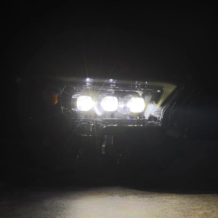 Alpharex OG-Style NOVA-Series LED Projector Headlights Alpha-Black for Tacoma (2024+) & 4Runner (2025+)