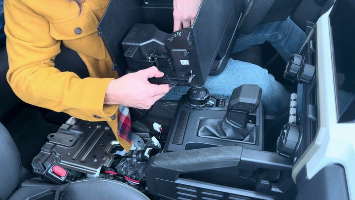 Oversize Cup Holder (2024+ Tacoma) - RED/BLACK