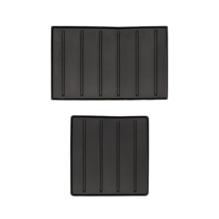 AJT Design Center Console Tray Liner- 2PC BLACK for Tundra SR5 (2022+)