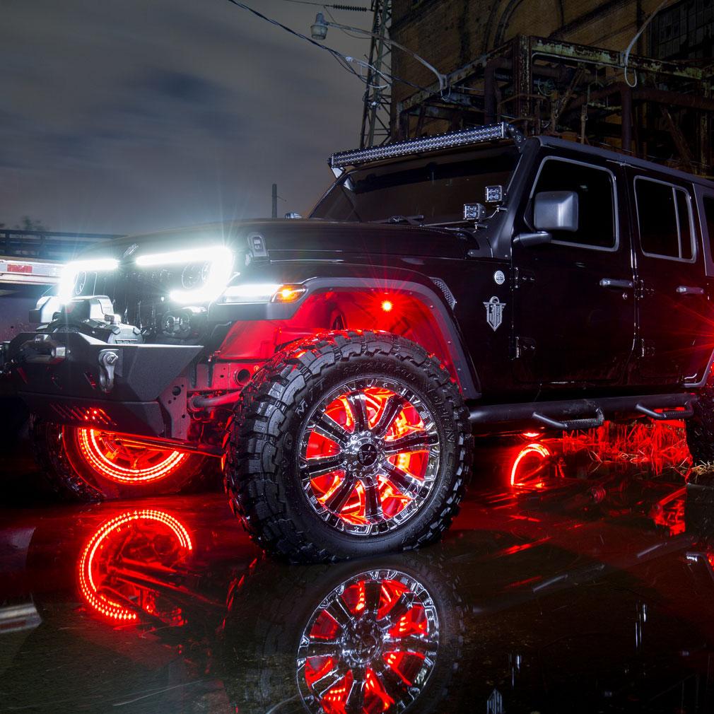 ORACLE Lighting LED Illuminated Wheel Rings - Dynamic ColorSHIFT