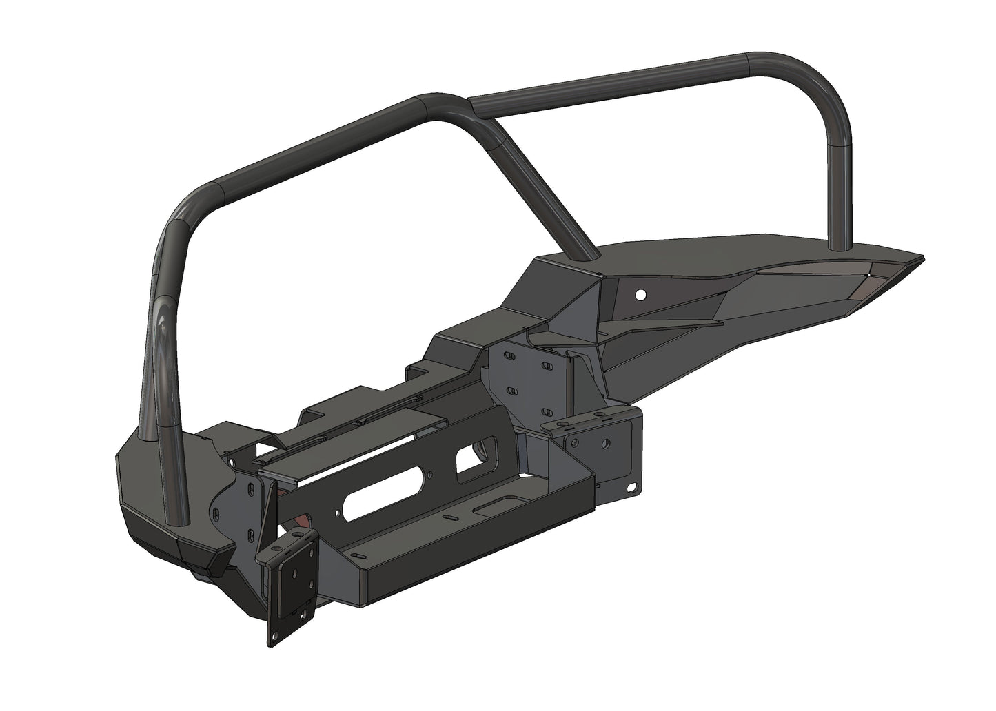Backwoods Adventure Mods Hi-Lite Overland Front Bumper [Bull Bar] for Tacoma (2024+)