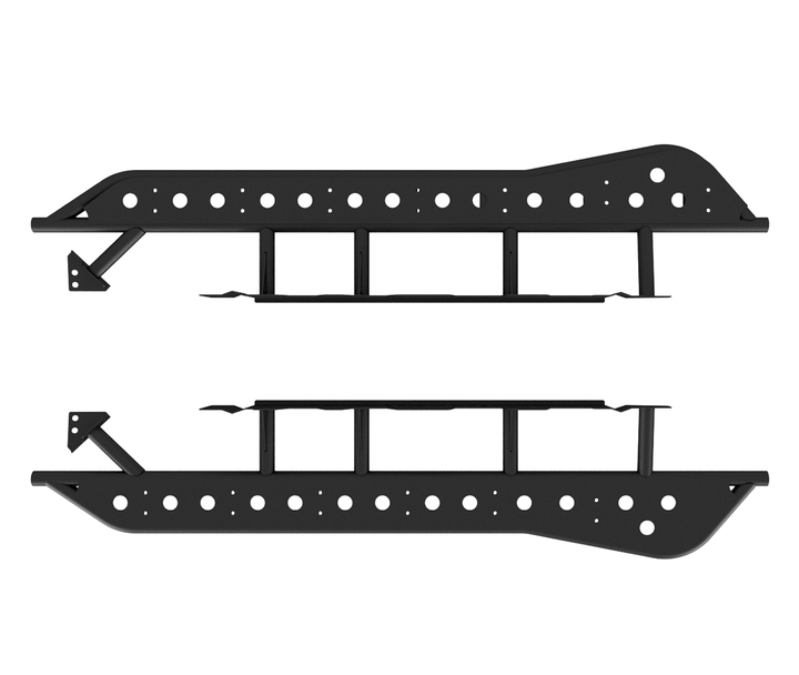 Cali Raised Step Edition Rock Sliders For Tacoma (2024+)